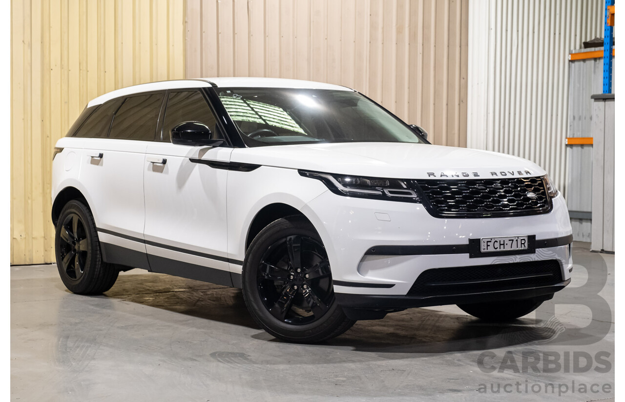 09/2017 Land Rover Range Rover Velar D180 (AWD) L560 MY18 5d Wagon Polaris White Turbo Diesel 2.0L