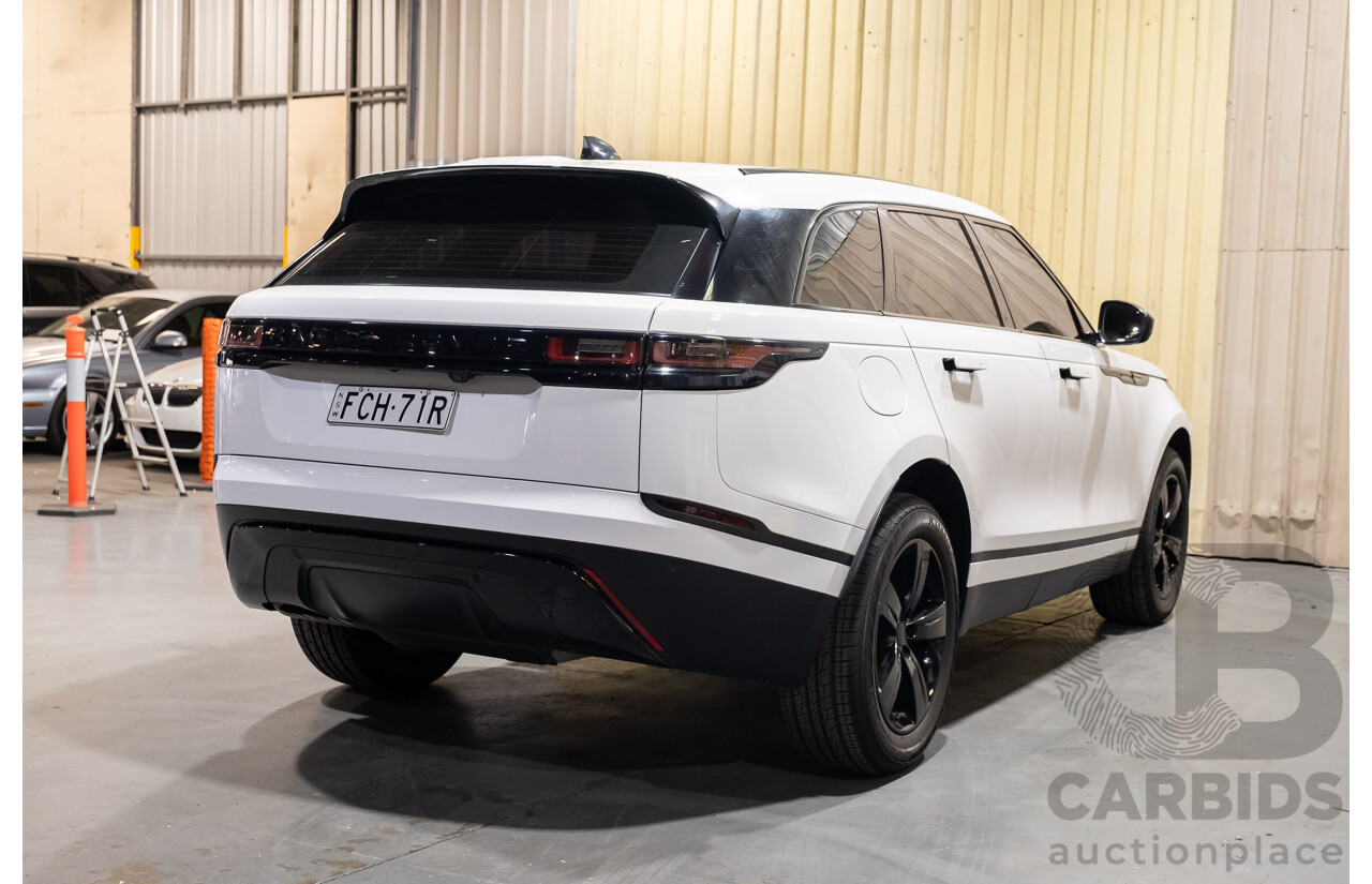 09/2017 Land Rover Range Rover Velar D180 (AWD) L560 MY18 5d Wagon Polaris White Turbo Diesel 2.0L