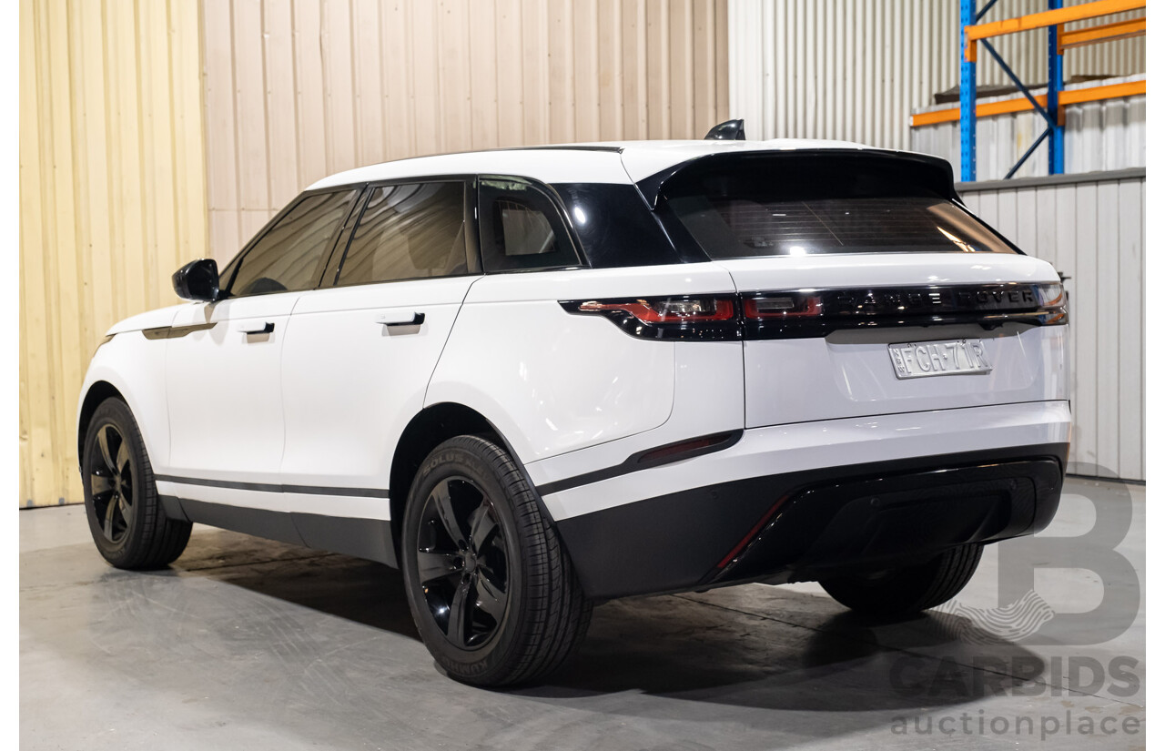 09/2017 Land Rover Range Rover Velar D180 (AWD) L560 MY18 5d Wagon Polaris White Turbo Diesel 2.0L