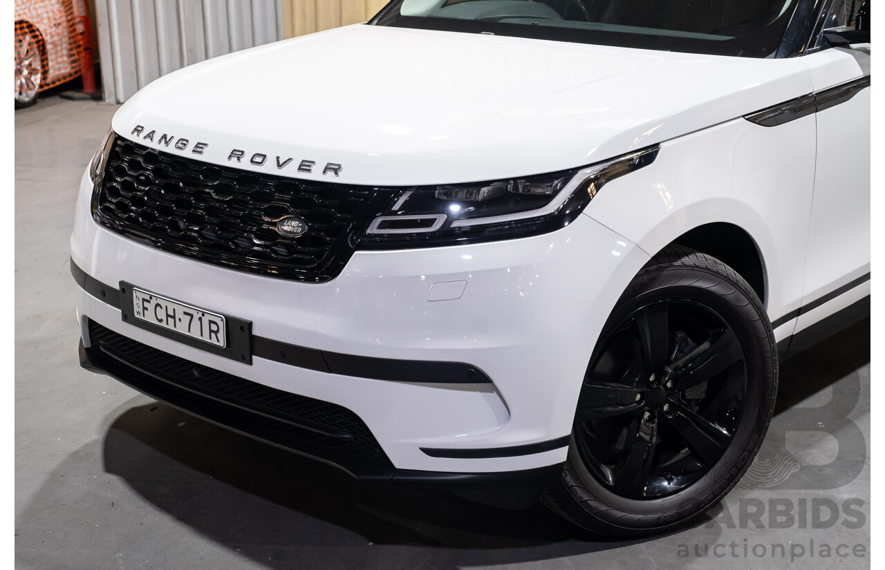 09/2017 Land Rover Range Rover Velar D180 (AWD) L560 MY18 5d Wagon Polaris White Turbo Diesel 2.0L