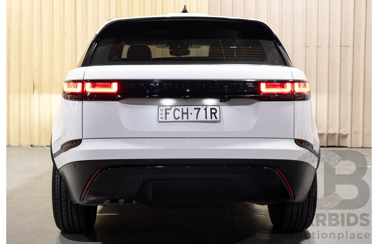 09/2017 Land Rover Range Rover Velar D180 (AWD) L560 MY18 5d Wagon Polaris White Turbo Diesel 2.0L