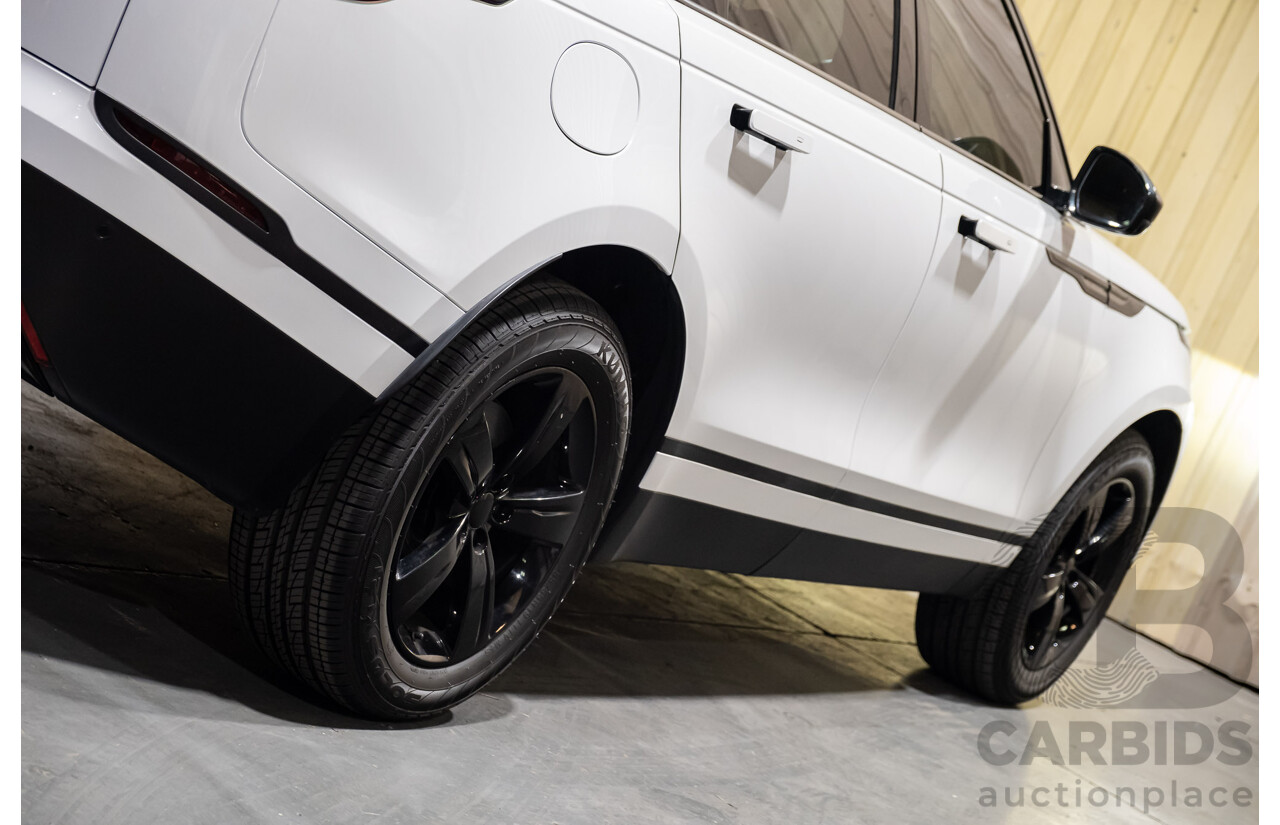 09/2017 Land Rover Range Rover Velar D180 (AWD) L560 MY18 5d Wagon Polaris White Turbo Diesel 2.0L