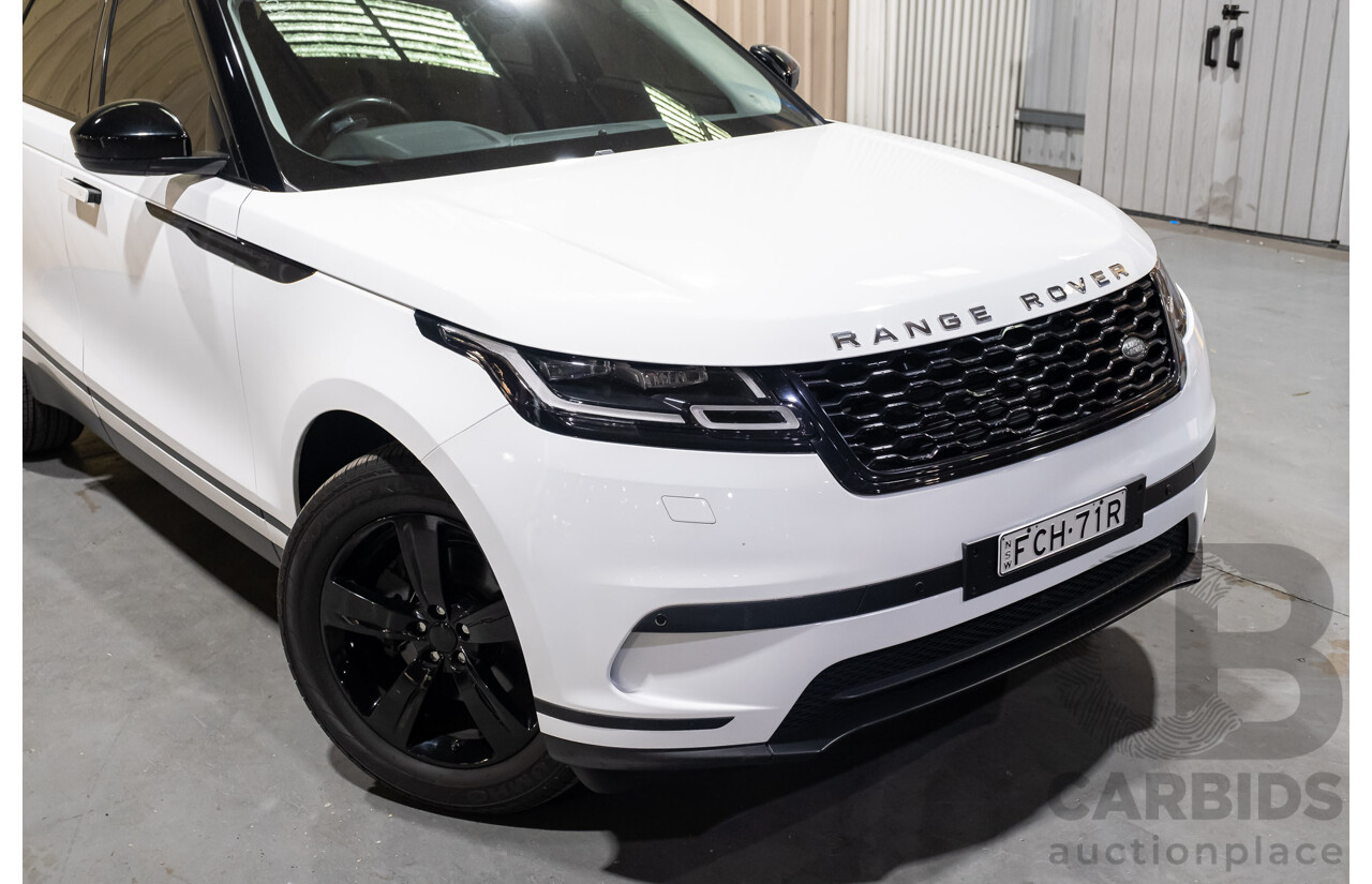 09/2017 Land Rover Range Rover Velar D180 (AWD) L560 MY18 5d Wagon Polaris White Turbo Diesel 2.0L
