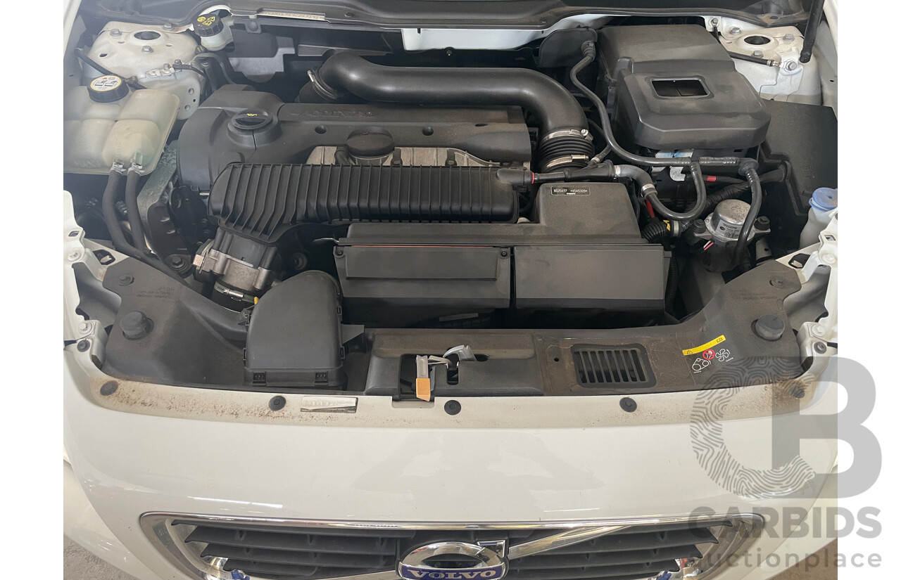 2/2012 Volvo S40 T5 Lifestyle MY12 4d Sedan White 2.5L