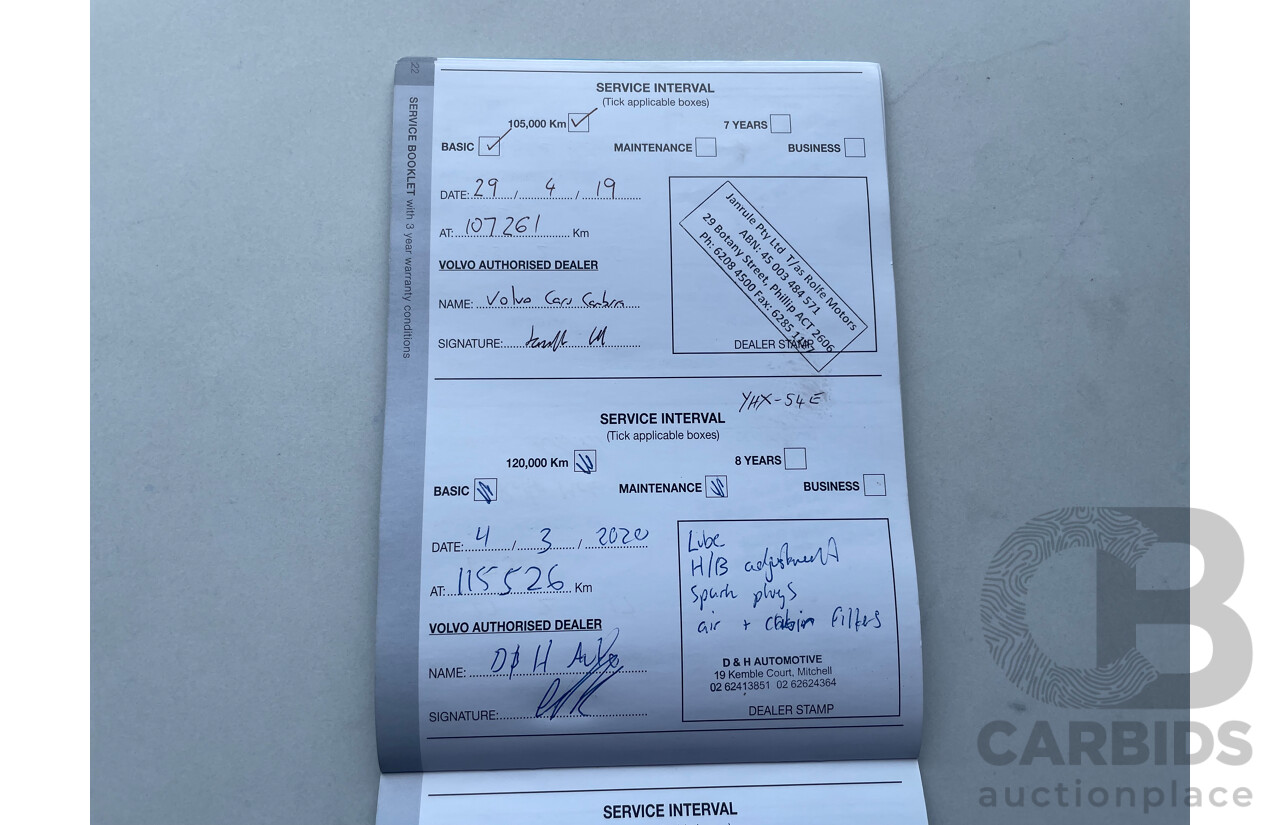 2/2012 Volvo S40 T5 Lifestyle MY12 4d Sedan White 2.5L