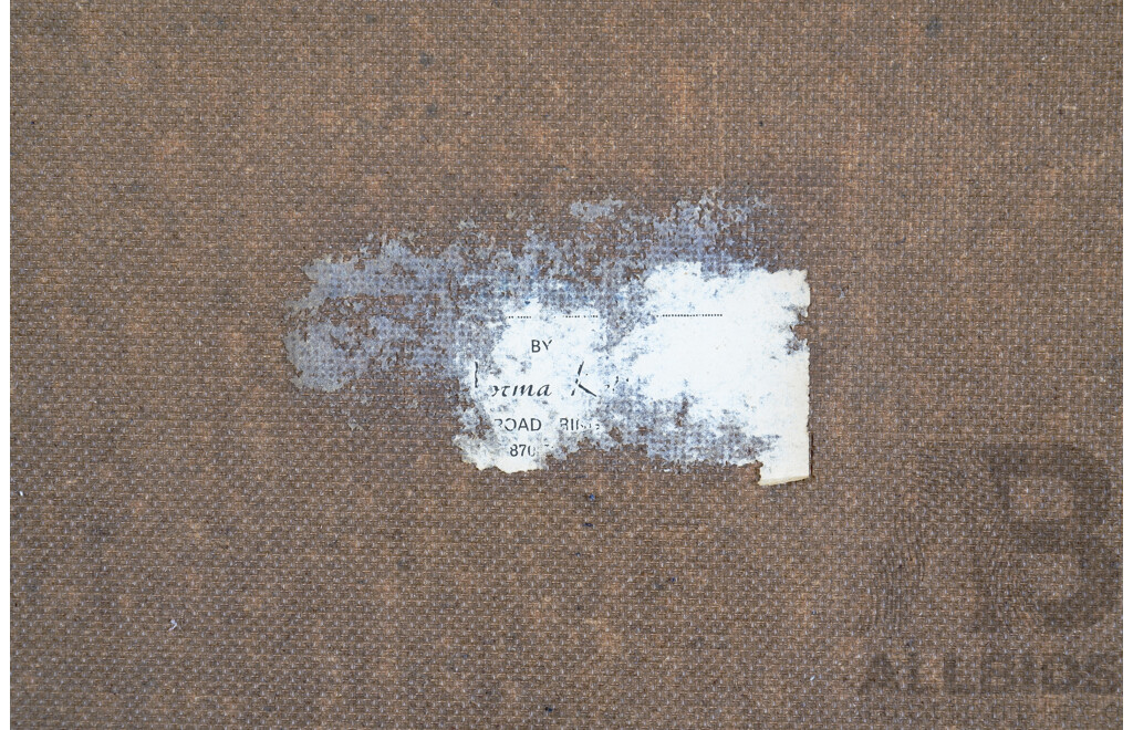 Norma Kett (Australian, 20th Century), Untitled (River & Landscape), Oil on Canvas on Board