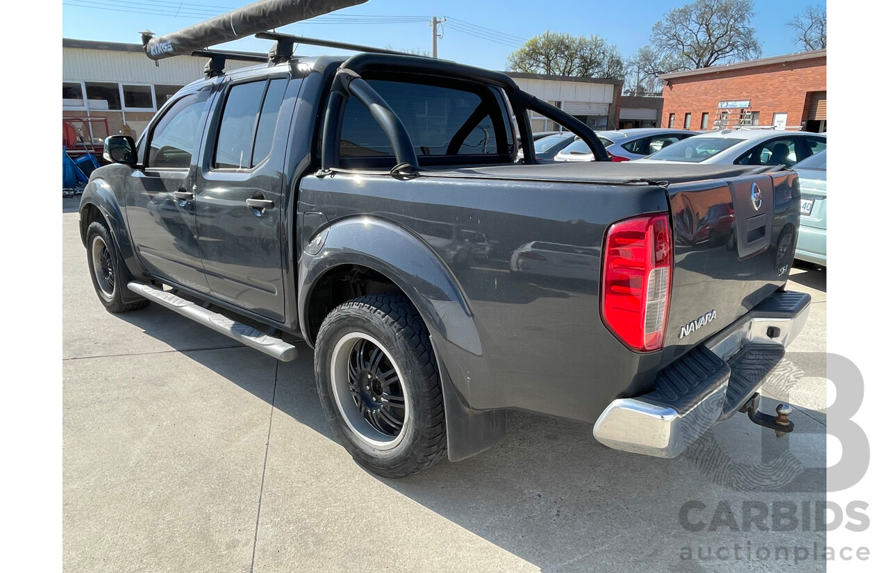 1/2008 Nissan Navara ST-X (4x4) D40 Dual Cab P/Up Grey 2.5L