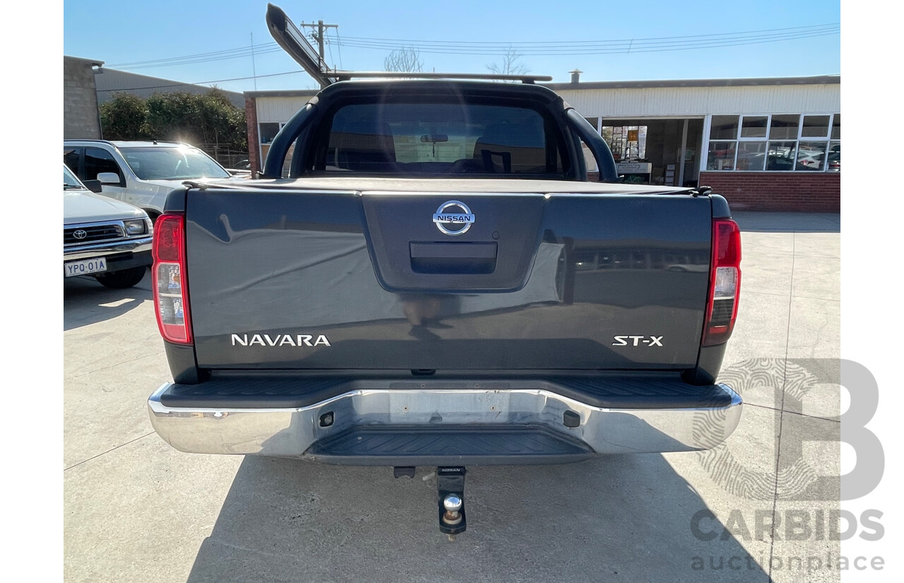 1/2008 Nissan Navara ST-X (4x4) D40 Dual Cab P/Up Grey 2.5L