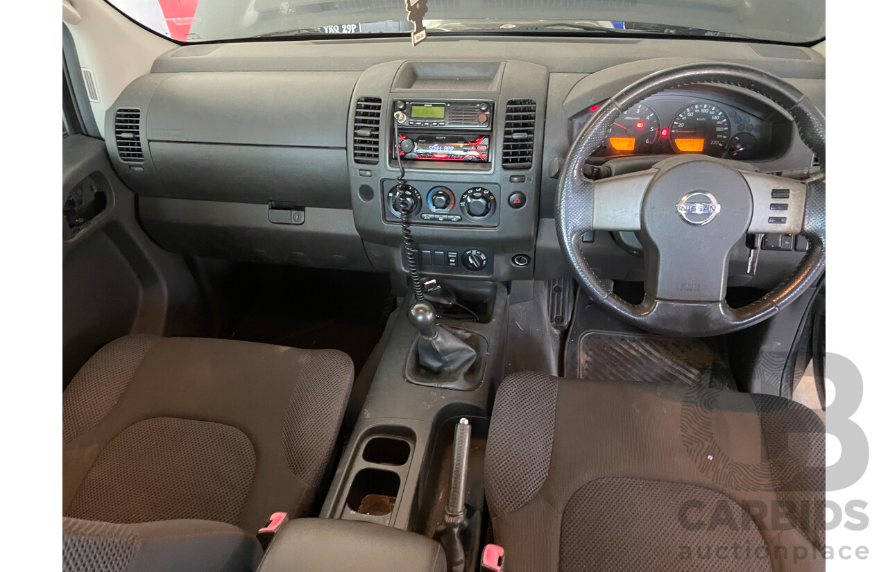 1/2008 Nissan Navara ST-X (4x4) D40 Dual Cab P/Up Grey 2.5L