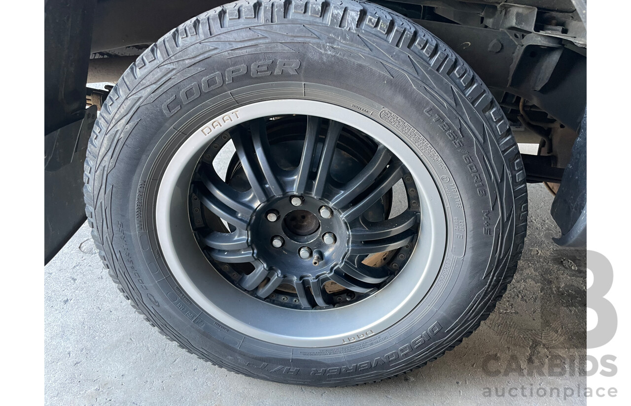 1/2008 Nissan Navara ST-X (4x4) D40 Dual Cab P/Up Grey 2.5L