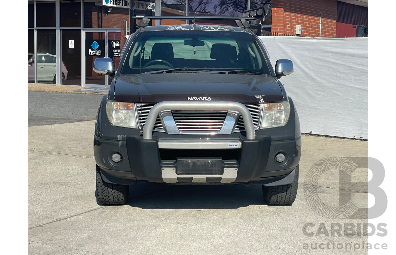 1/2008 Nissan Navara ST-X (4x4) D40 Dual Cab P/Up Grey 2.5L
