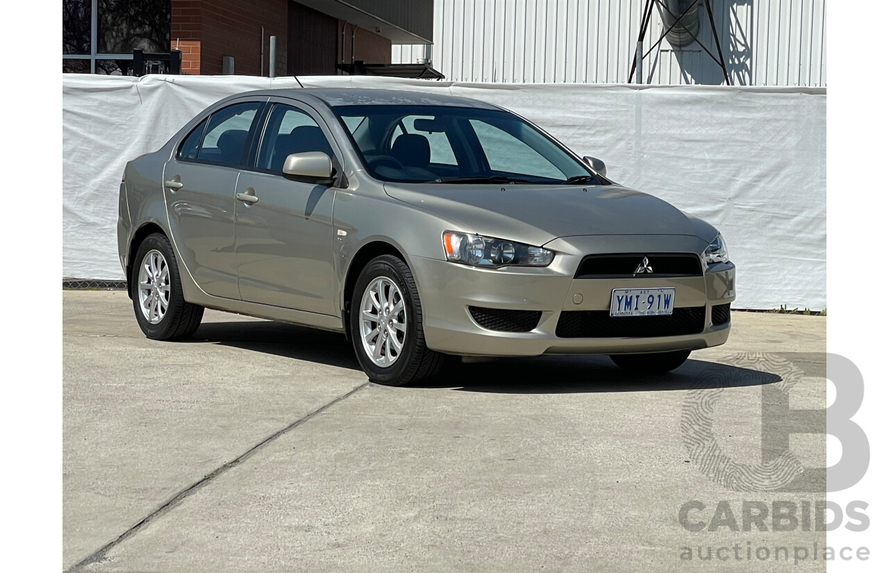 1/2010 Mitsubishi Lancer ES CJ MY10 4d Sedan Gold 2.0L