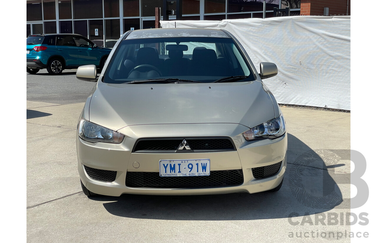 1/2010 Mitsubishi Lancer ES CJ MY10 4d Sedan Gold 2.0L