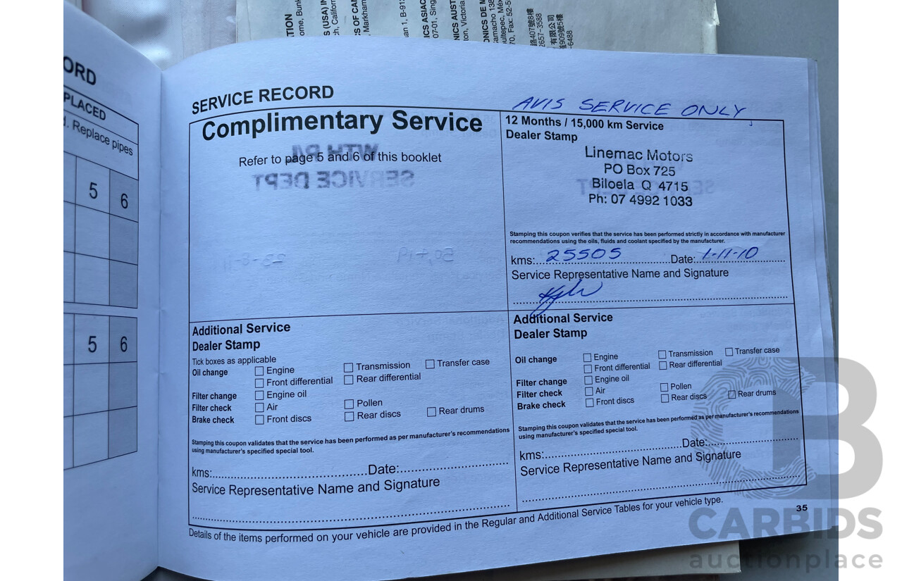 1/2010 Mitsubishi Lancer ES CJ MY10 4d Sedan Gold 2.0L