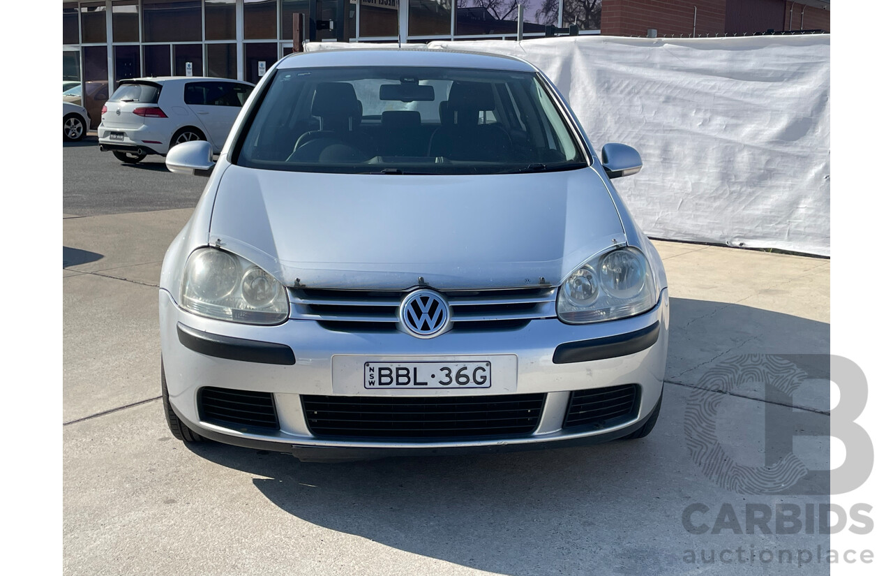 3/2007 Volkswagen Golf 1.9 TDI Comfortline 1K 5d Hatchback Silver 1.9L