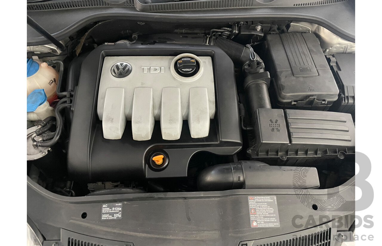 3/2007 Volkswagen Golf 1.9 TDI Comfortline 1K 5d Hatchback Silver 1.9L