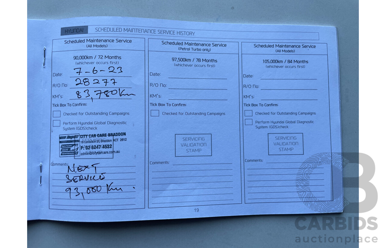 10/2016 Hyundai Accent Active RB 5d Hatchback White 1.6L