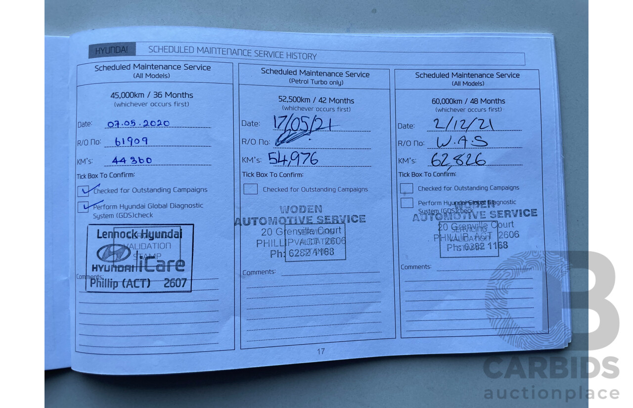 10/2016 Hyundai Accent Active RB 5d Hatchback White 1.6L