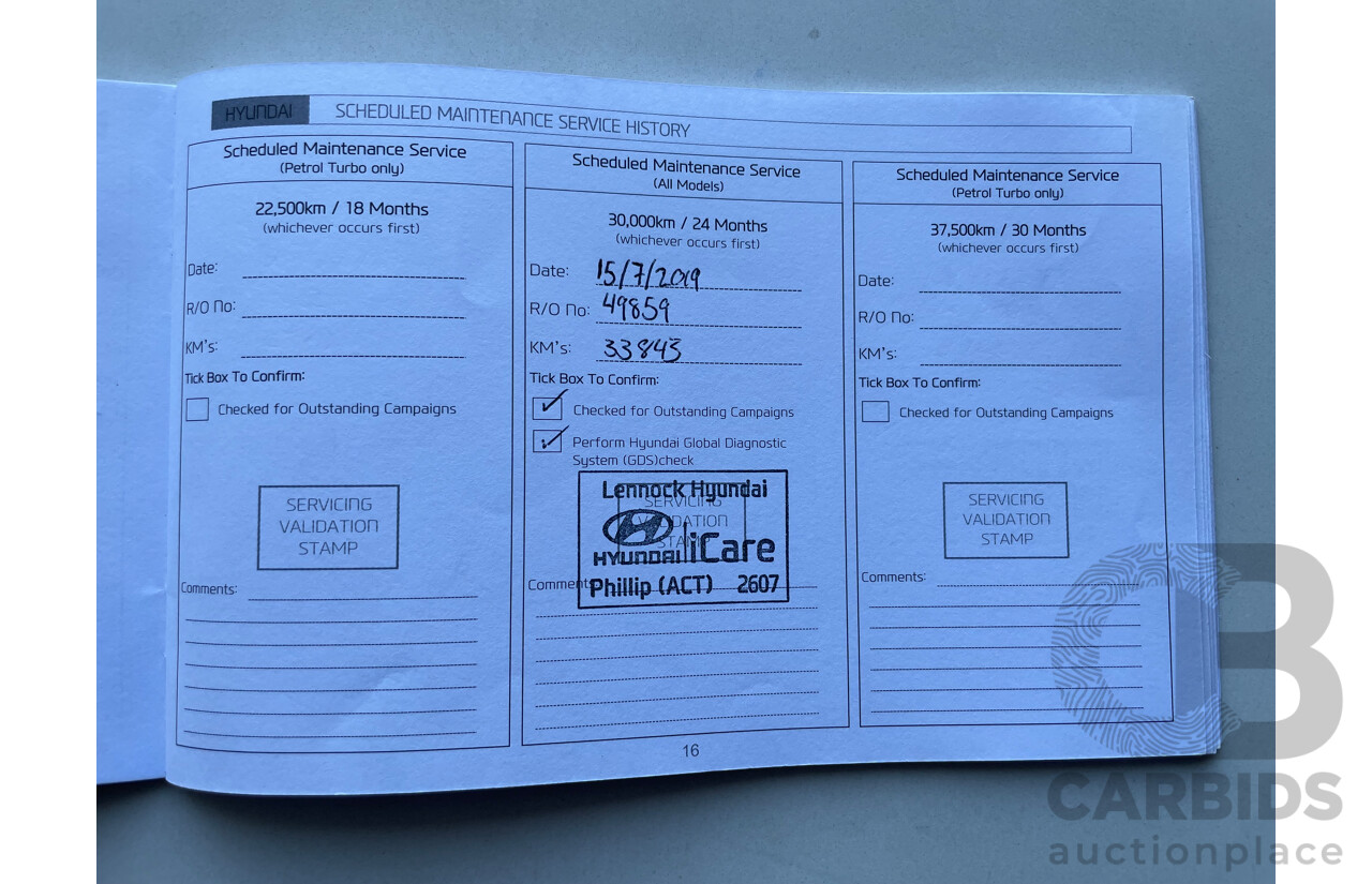 10/2016 Hyundai Accent Active RB 5d Hatchback White 1.6L