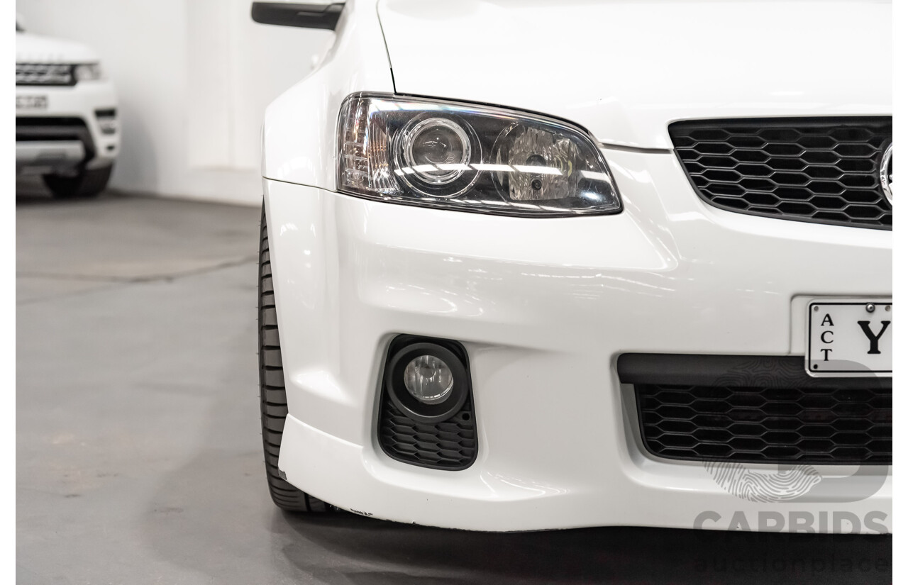 9/2010 Holden Commodore VE II SS-V Redline Utility White V8 6.0L