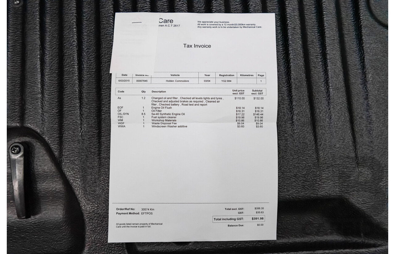 9/2010 Holden Commodore VE II SS-V Redline Utility White V8 6.0L