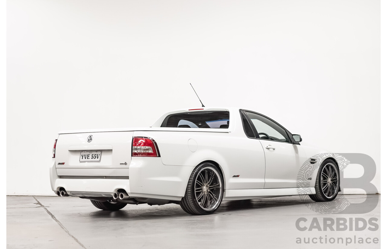 9/2010 Holden Commodore VE II SS-V Redline Utility White V8 6.0L