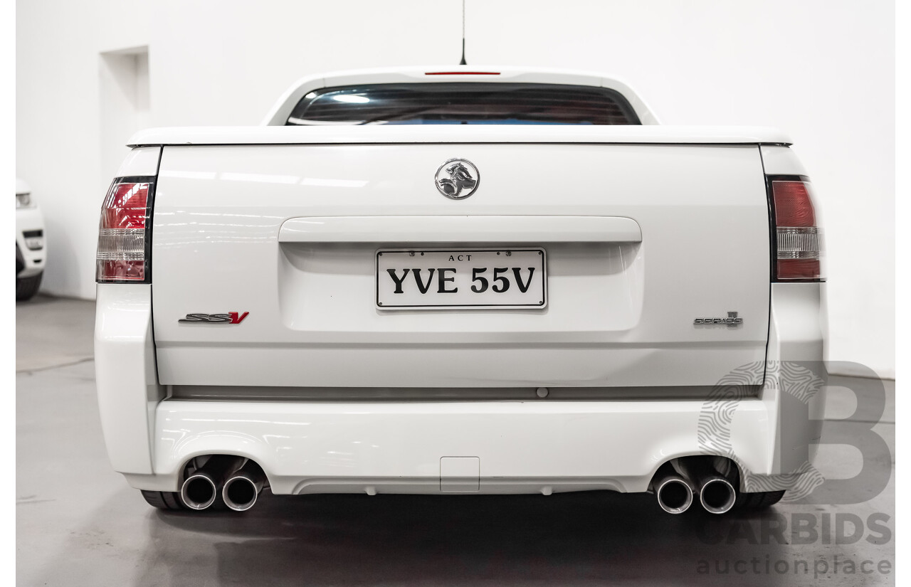 9/2010 Holden Commodore VE II SS-V Redline Utility White V8 6.0L
