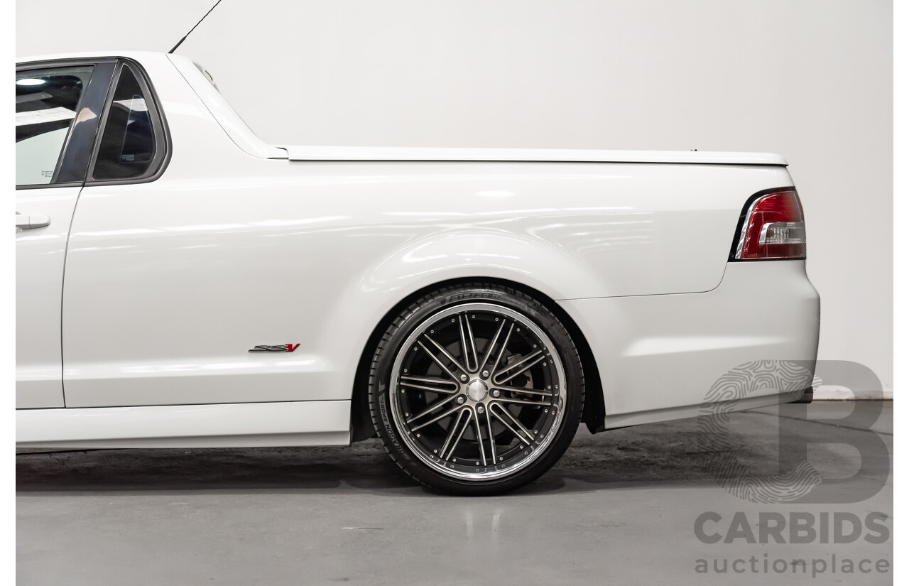 9/2010 Holden Commodore VE II SS-V Redline Utility White V8 6.0L