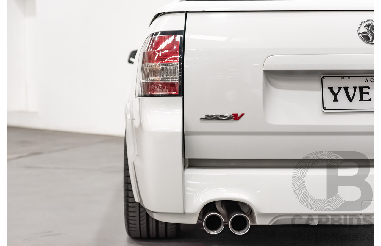 9/2010 Holden Commodore VE II SS-V Redline Utility White V8 6.0L