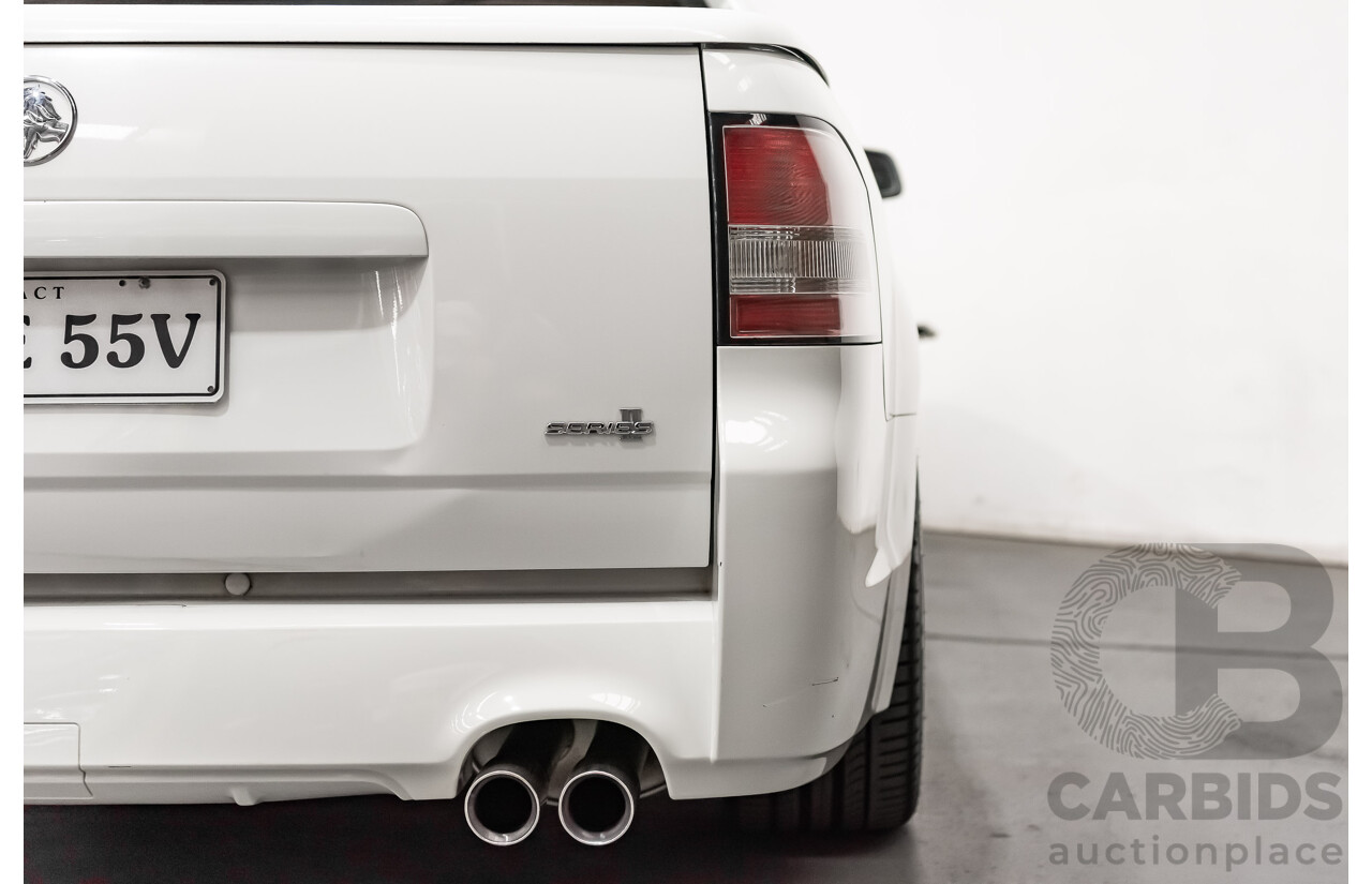 9/2010 Holden Commodore VE II SS-V Redline Utility White V8 6.0L