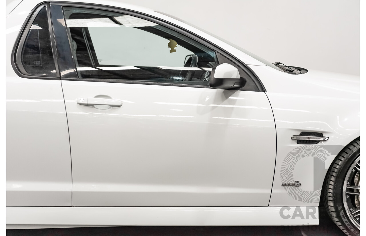 9/2010 Holden Commodore VE II SS-V Redline Utility White V8 6.0L