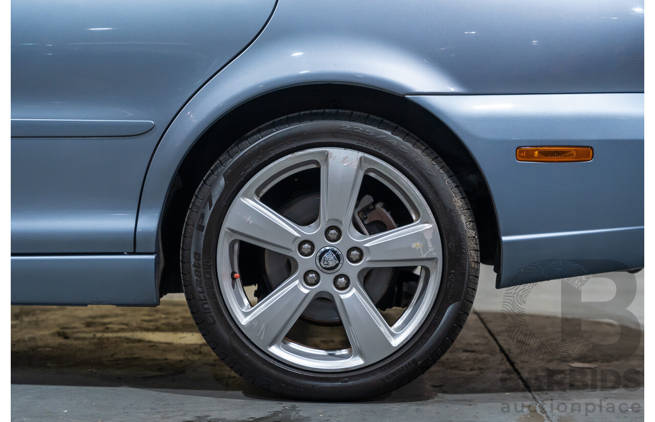 3/2009 Jaguar X Type 2.1 LE MY09 4d Sedan Metallic Light Blue V6 2.1L