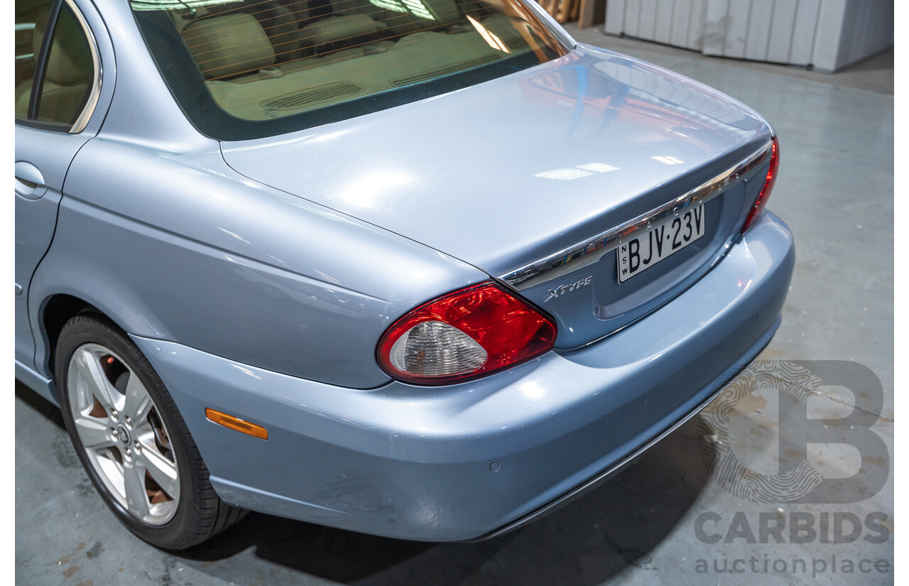 3/2009 Jaguar X Type 2.1 LE MY09 4d Sedan Metallic Light Blue V6 2.1L