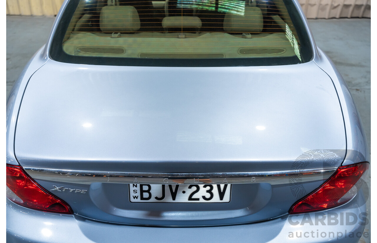 3/2009 Jaguar X Type 2.1 LE MY09 4d Sedan Metallic Light Blue V6 2.1L