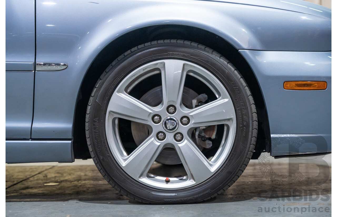 3/2009 Jaguar X Type 2.1 LE MY09 4d Sedan Metallic Light Blue V6 2.1L