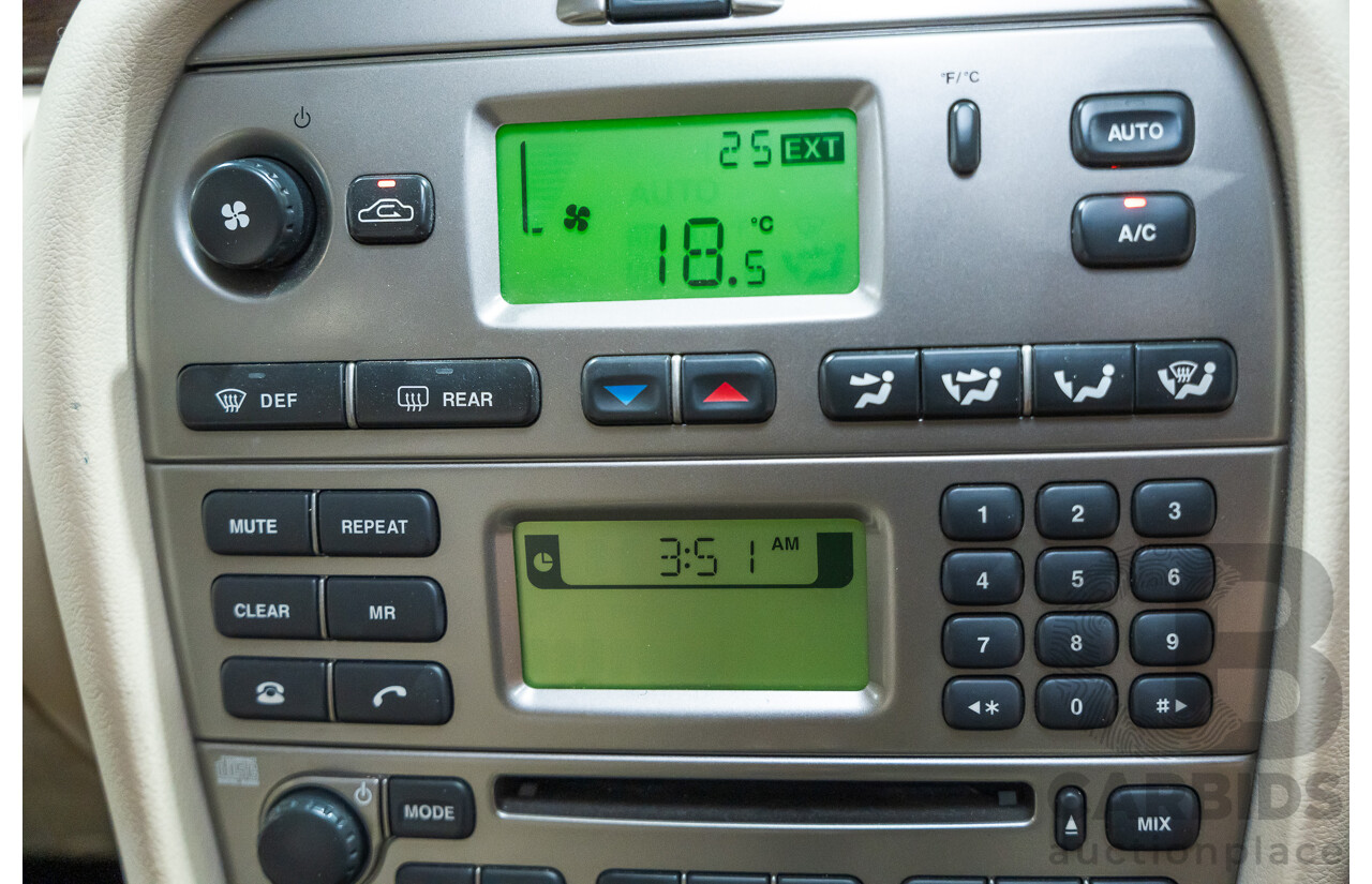 3/2009 Jaguar X Type 2.1 LE MY09 4d Sedan Metallic Light Blue V6 2.1L