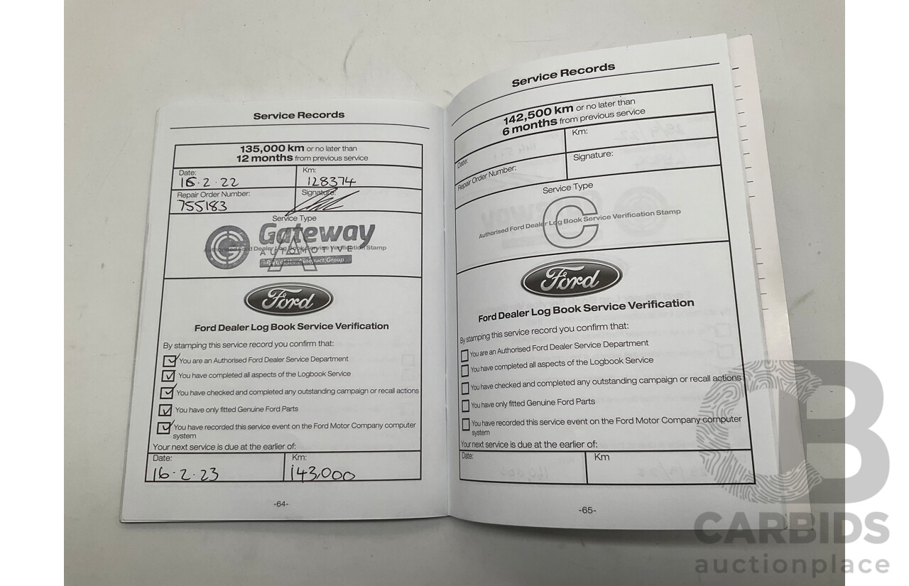 7/2017 Ford Everest Trend UA (4x4) 4d Wagon White Turbo Diesel 3.2L - 7 Seater