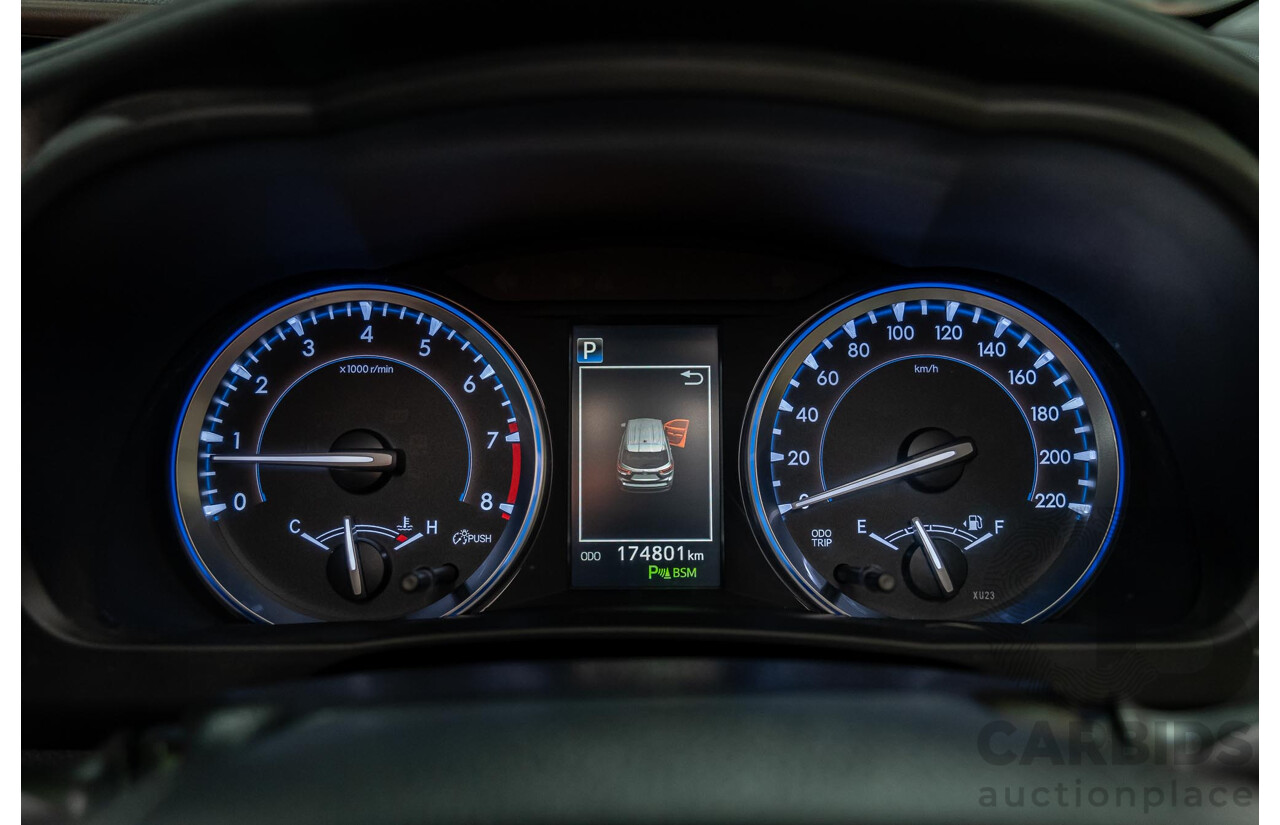 7/2017 Toyota Kluger Grande (4x4) GSU55R 4d Wagon Crystal Pearl White V6 3.5L