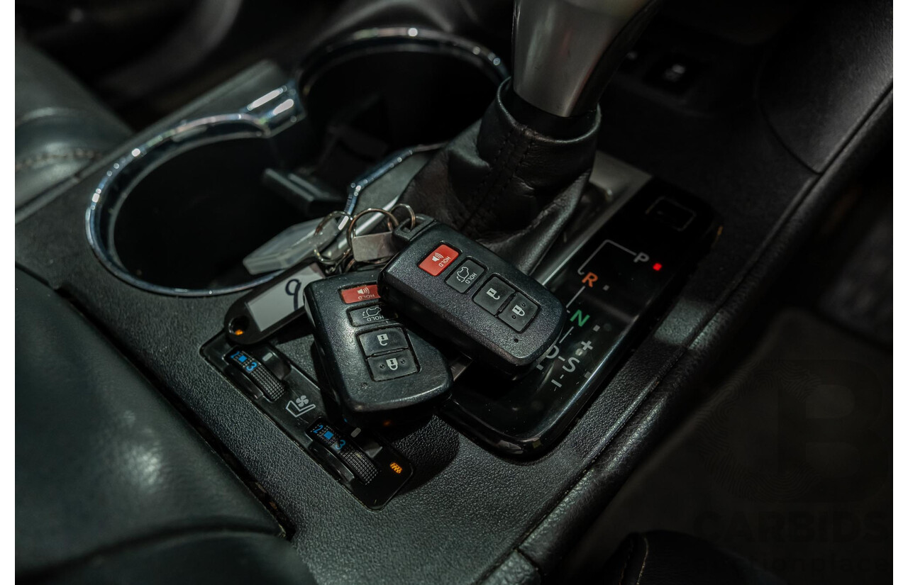 7/2017 Toyota Kluger Grande (4x4) GSU55R 4d Wagon Crystal Pearl White V6 3.5L