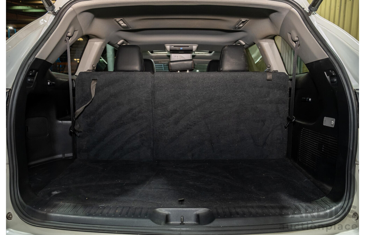 7/2017 Toyota Kluger Grande (4x4) GSU55R 4d Wagon Crystal Pearl White V6 3.5L