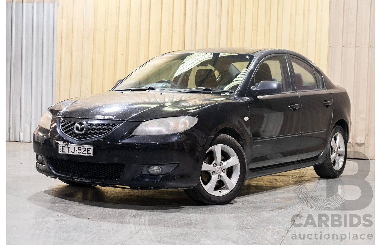 1/2004 Mazda Mazda3 MAXX Sport BK 4d Sedan Black 2.0L