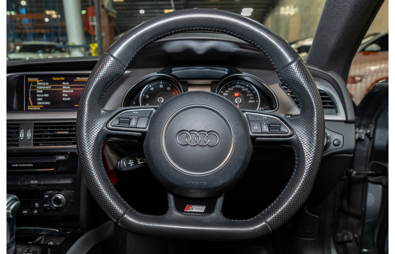 6/2013 Audi A5 2.0 TFSI S-Line Package Quattro (AWD) 8T MY13 2d Coupe Metallic Grey Turbo 2.0L