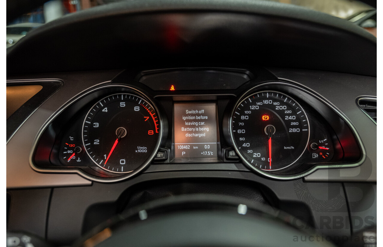 6/2013 Audi A5 2.0 TFSI S-Line Package Quattro (AWD) 8T MY13 2d Coupe Metallic Grey Turbo 2.0L