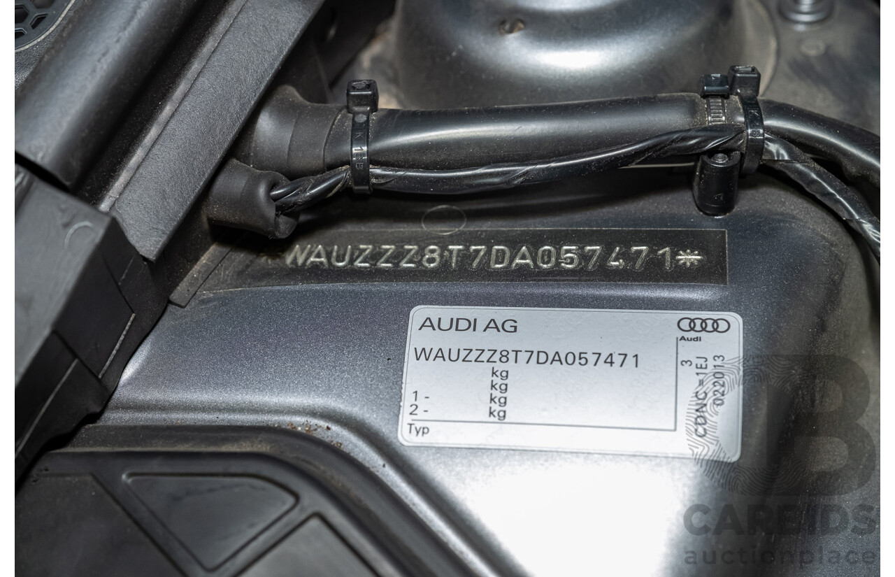 6/2013 Audi A5 2.0 TFSI S-Line Package Quattro (AWD) 8T MY13 2d Coupe Metallic Grey Turbo 2.0L