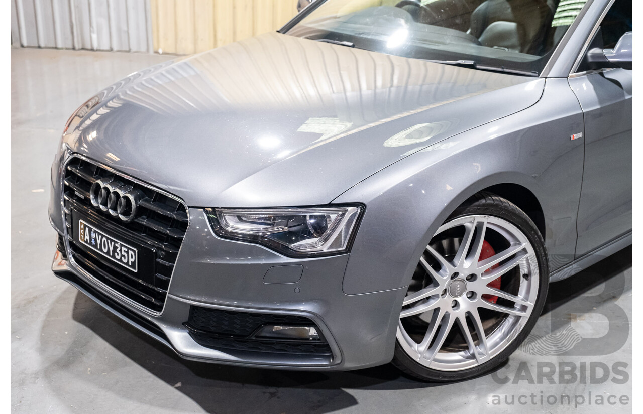 6/2013 Audi A5 2.0 TFSI S-Line Package Quattro (AWD) 8T MY13 2d Coupe Metallic Grey Turbo 2.0L
