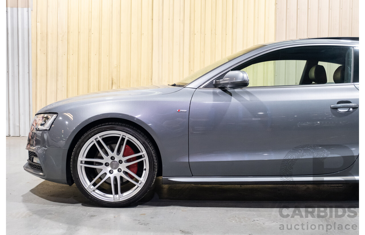 6/2013 Audi A5 2.0 TFSI S-Line Package Quattro (AWD) 8T MY13 2d Coupe Metallic Grey Turbo 2.0L