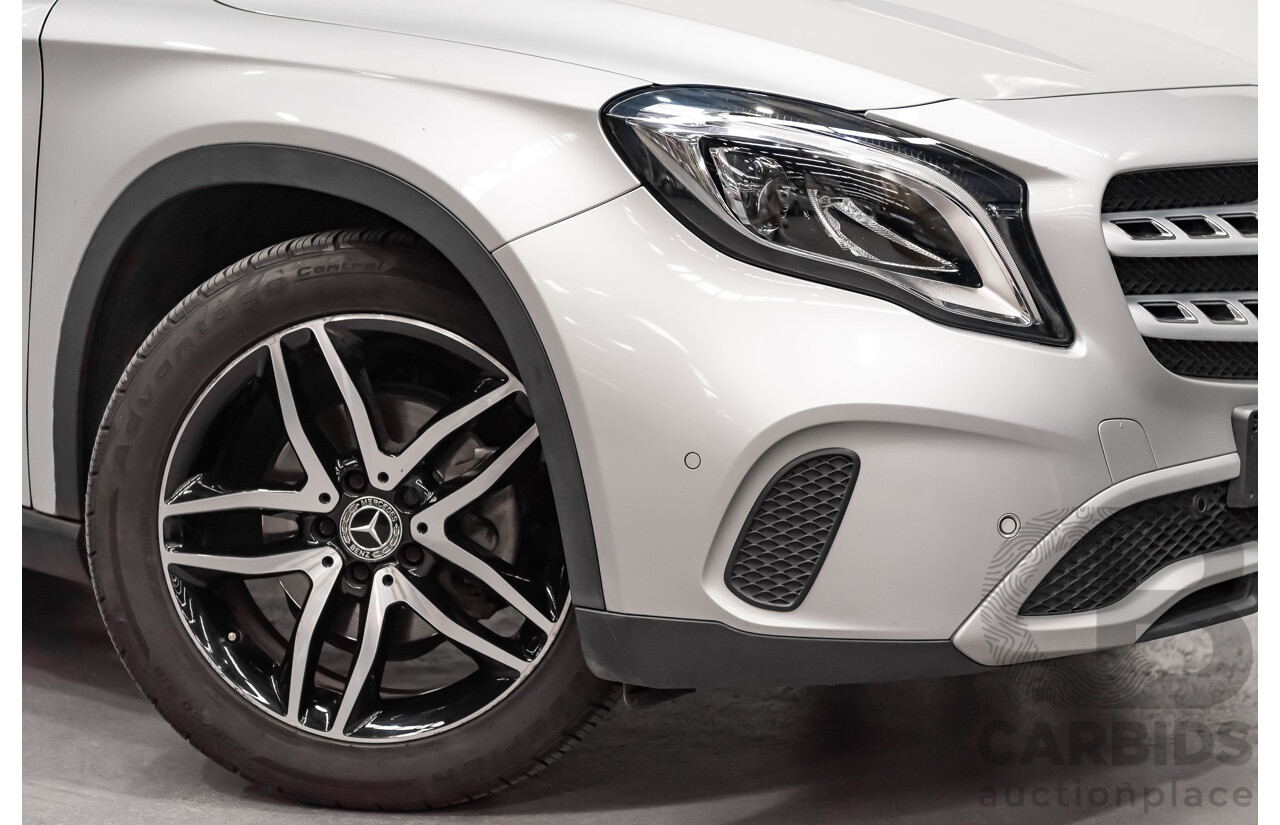 7/2017 Mercedes Benz GLA 180 X156 4d Wagon Polar Silver Metallic Turbo 1.6L