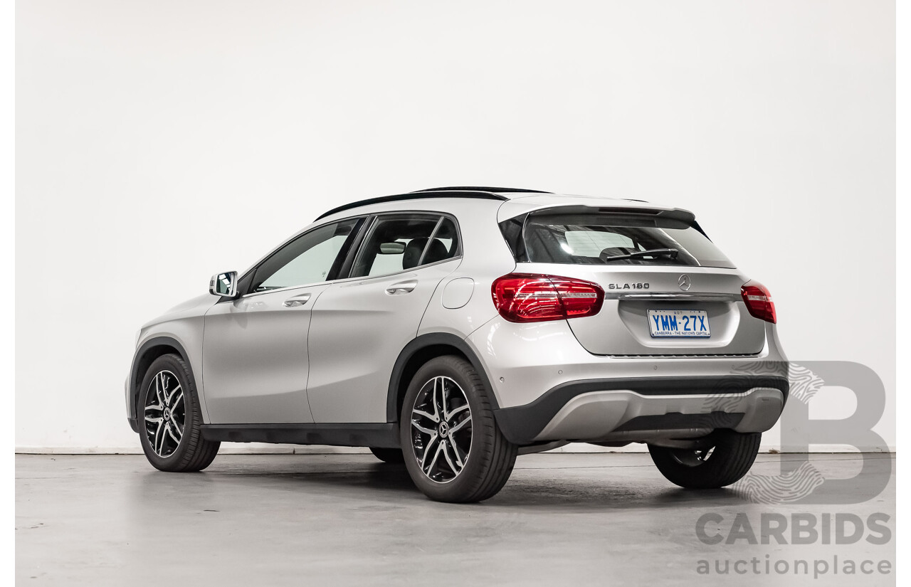 7/2017 Mercedes Benz GLA 180 X156 4d Wagon Polar Silver Metallic Turbo 1.6L