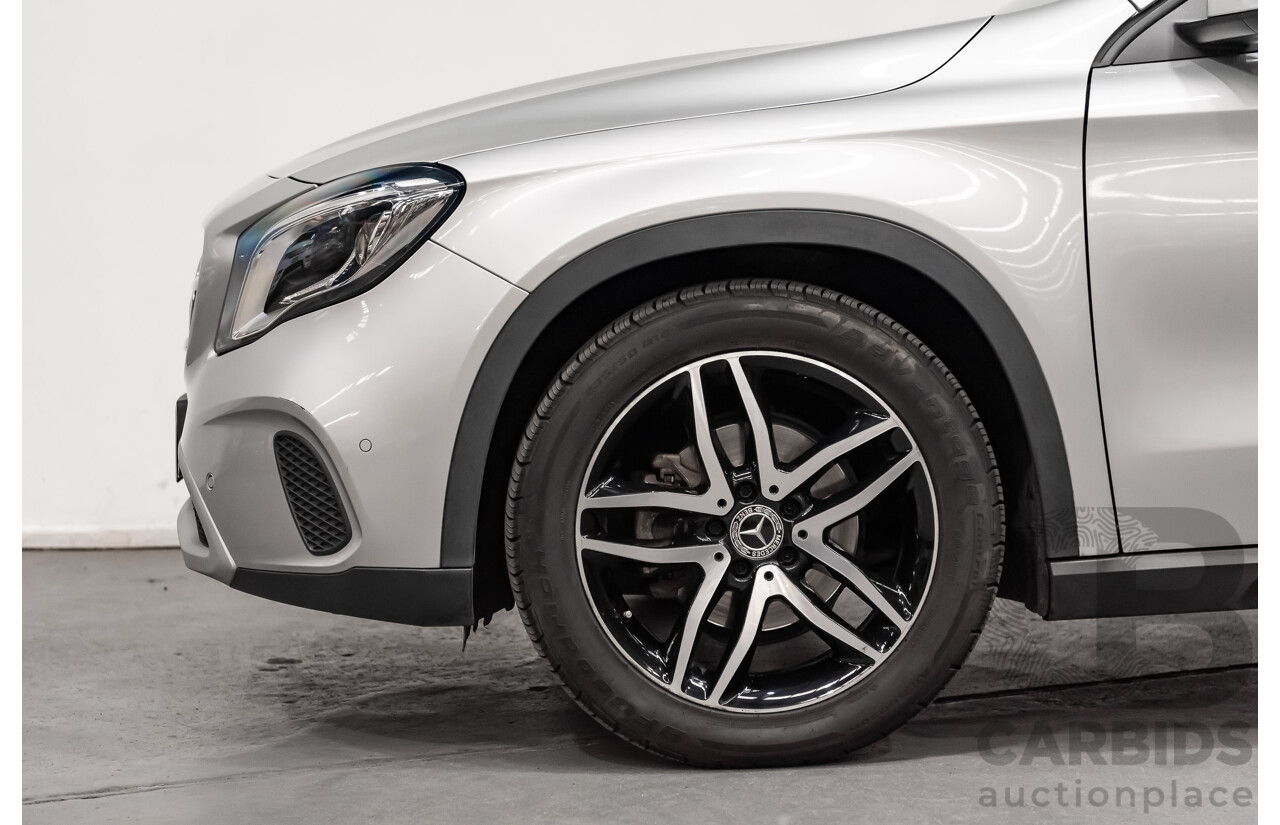 7/2017 Mercedes Benz GLA 180 X156 4d Wagon Polar Silver Metallic Turbo 1.6L
