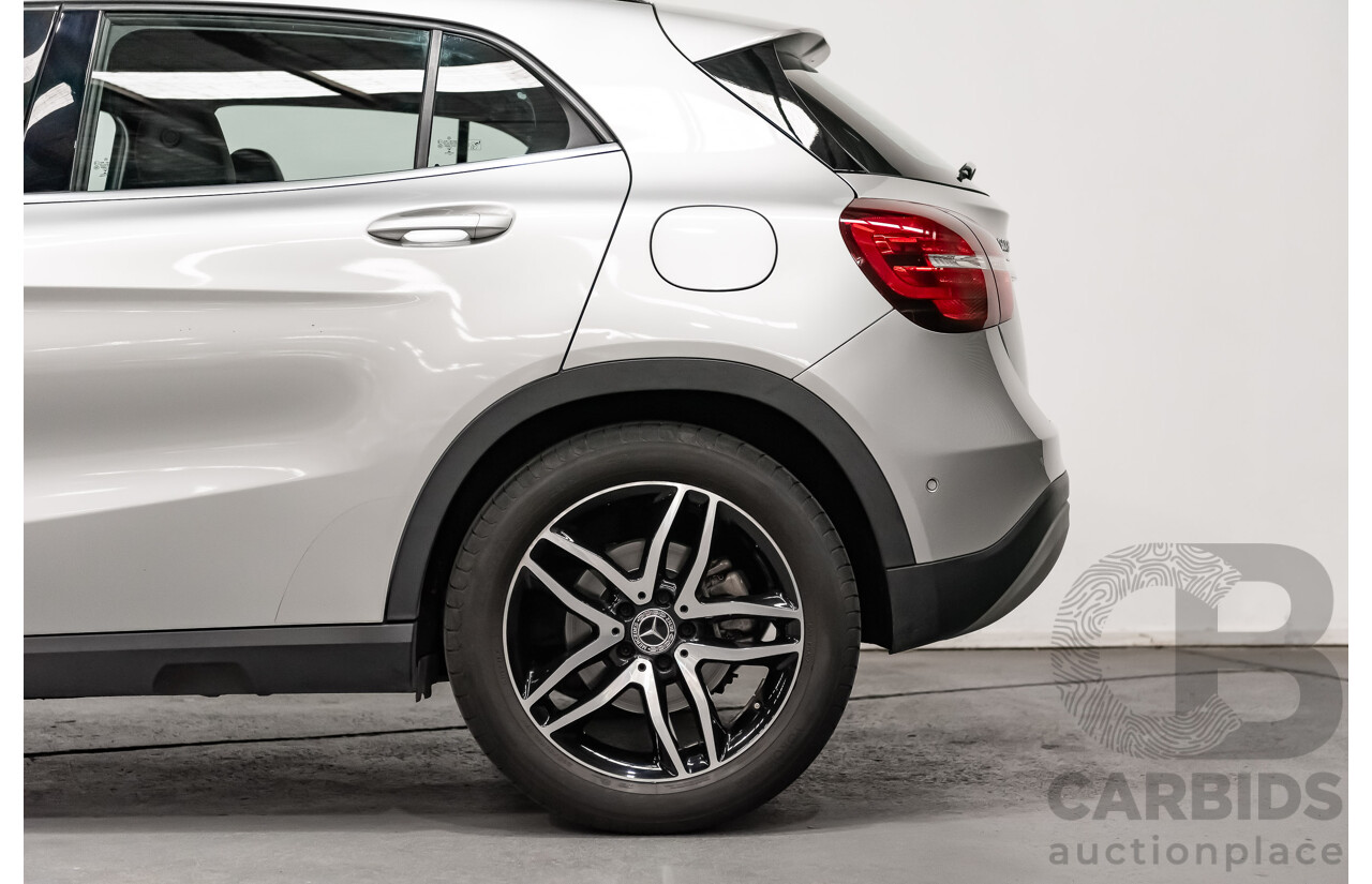 7/2017 Mercedes Benz GLA 180 X156 4d Wagon Polar Silver Metallic Turbo 1.6L